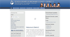Desktop Screenshot of district2.browardschools.com