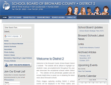 Tablet Screenshot of district2.browardschools.com