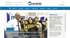 Desktop Screenshot of browardschools.com
